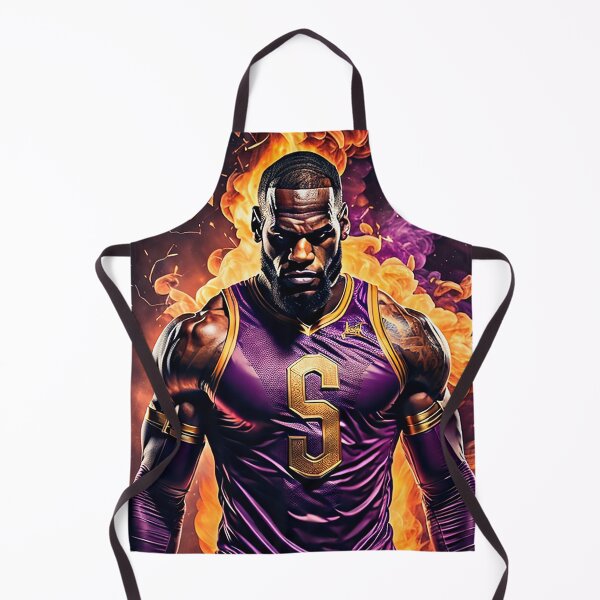 Item preview, Superhero LeBron Purple and Gold Art designed and sold by InGame Basketball.