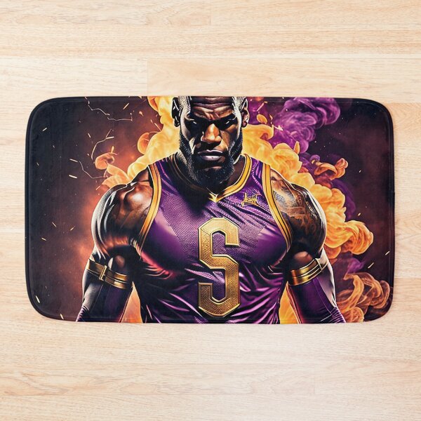 Item preview, Superhero LeBron Purple and Gold Art designed and sold by InGame Basketball.