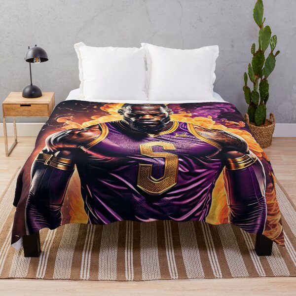 Item preview, Superhero LeBron Purple and Gold Art designed and sold by InGame Basketball.