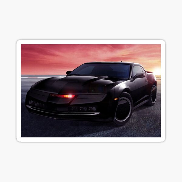 Knight Rider Car 80er-Show Sticker