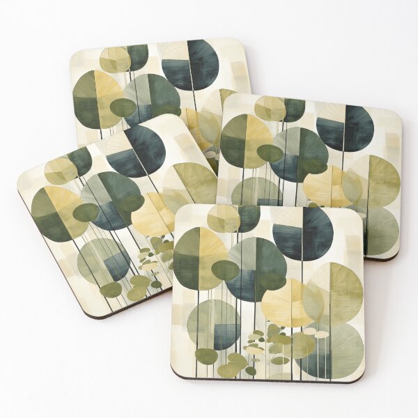 Item preview, An Abstract Botanical Leaves Boho Design designed and sold by StudioRedKoala.
