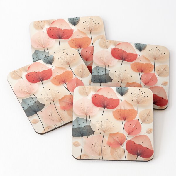 Item preview, An Abstract Botanical Leaves Boho Design designed and sold by StudioRedKoala.