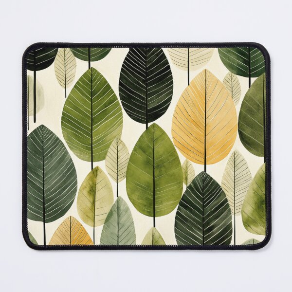 Item preview, An Abstract Botanical Leaves Boho Design designed and sold by StudioRedKoala.