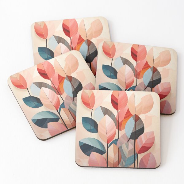 Item preview, An Abstract Botanical Leaves Boho Design designed and sold by StudioRedKoala.