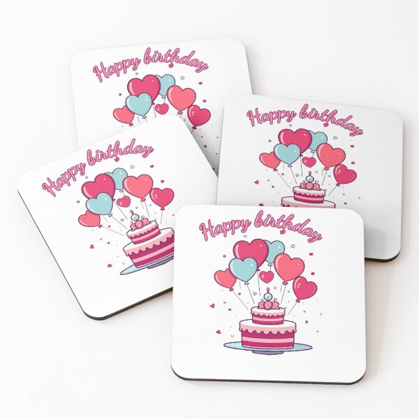 Item preview, "Joyous Celebrations: Wishing You a Happy Birthday!" designed and sold by DedeeArtthai.