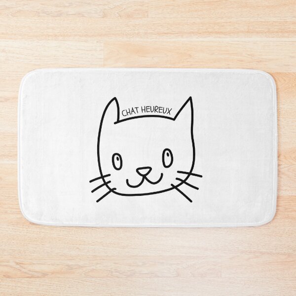Item preview, Happy Cat Face Cute Kitty Cat Cartoon Gifts For Cat Lovers designed and sold by haRexia.