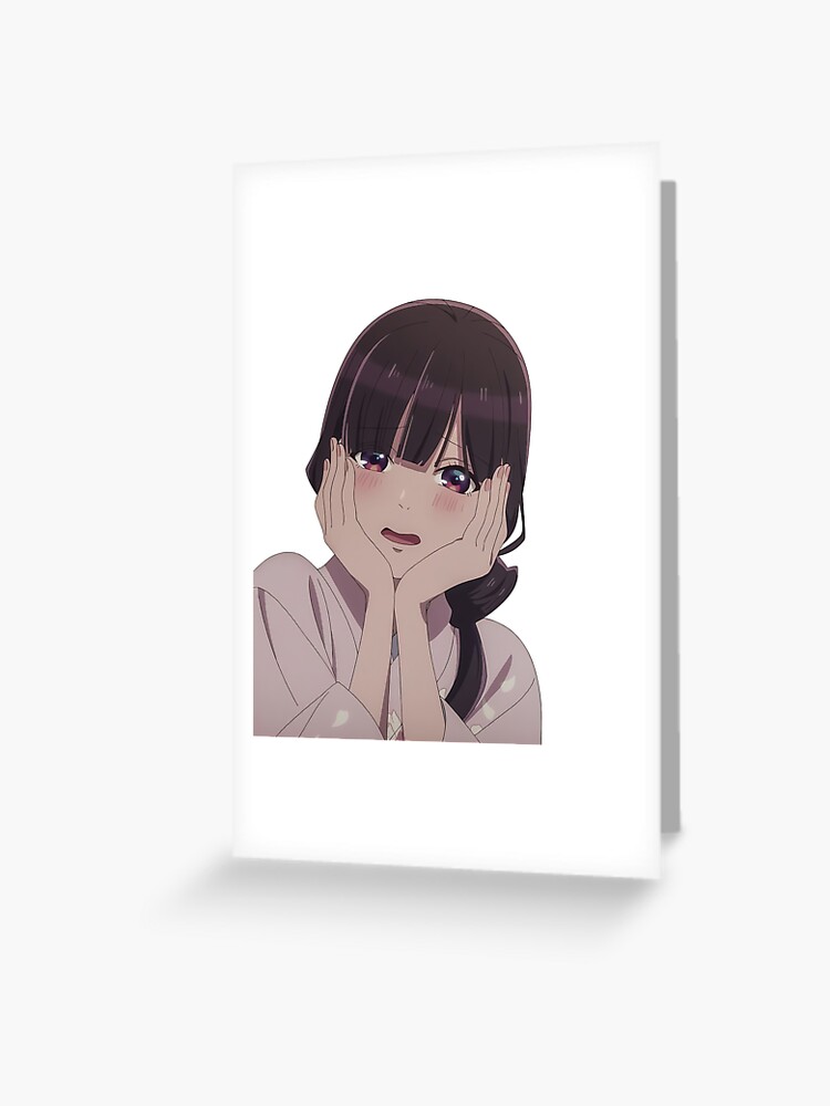 Anime Couple Greeting Cards for Sale