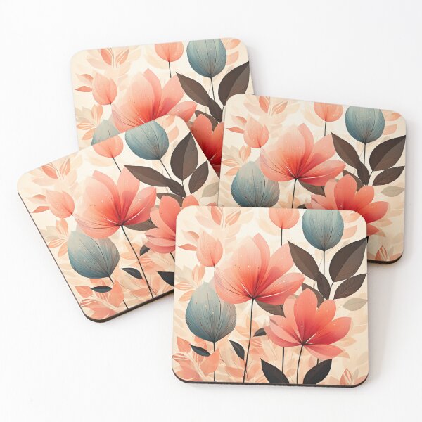 Item preview, An Abstract Botanical Leaves Boho Design designed and sold by StudioRedKoala.