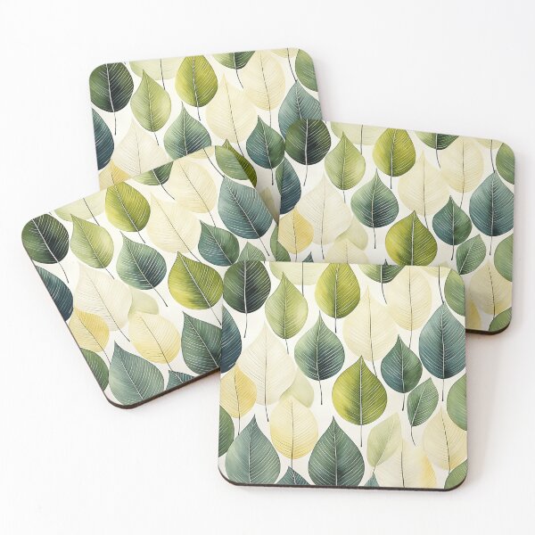 Item preview, An Abstract Botanical Leaves Boho Design designed and sold by StudioRedKoala.