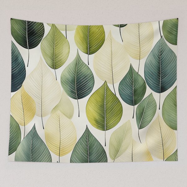 Item preview, An Abstract Botanical Leaves Boho Design designed and sold by StudioRedKoala.