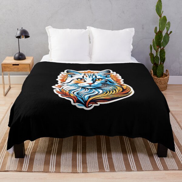 Item preview, Fire Bearded Cat by Urban Nova Design designed and sold by UrbanNova.