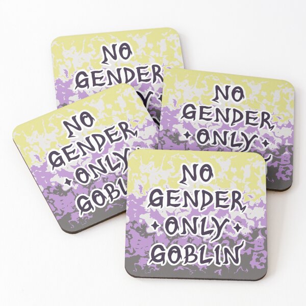 Item preview, No Gender Only Goblin: Nonbinary designed and sold by squidego.
