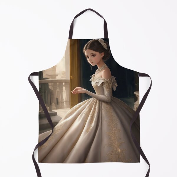 Item preview, Elegance in Waiting: The Girl in the Splendid Dress designed and sold by nynok.