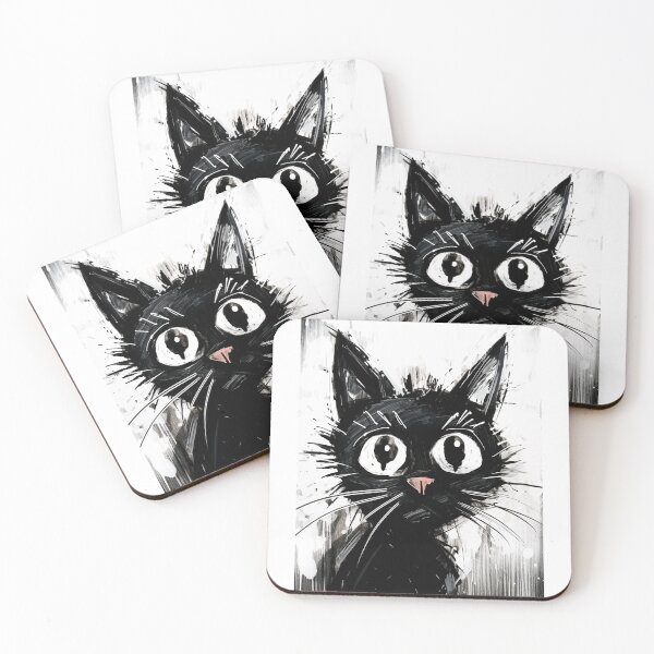 Item preview, Miaw Magic - Cute Black Cat Companion designed and sold by Adam Arts.