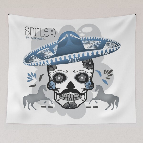 Item preview, Mariachi skull designed and sold by inarausch2023.