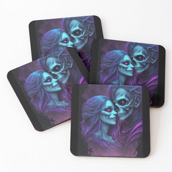 Item preview, Lovers on Halloween purple vibes  designed and sold by Gigglyvibes.