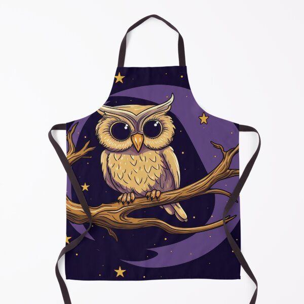 Item preview, Midnight Wisdom: Baby Owl's Starlit Soiree designed and sold by PaintbrushPlace.