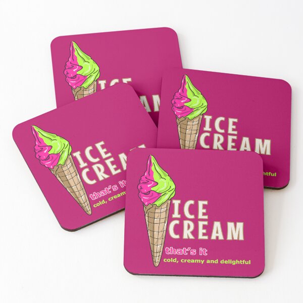 Item preview, Scoop of Joy: Vibrant Ice Cream Delight designed and sold by Fun Funky Designs.