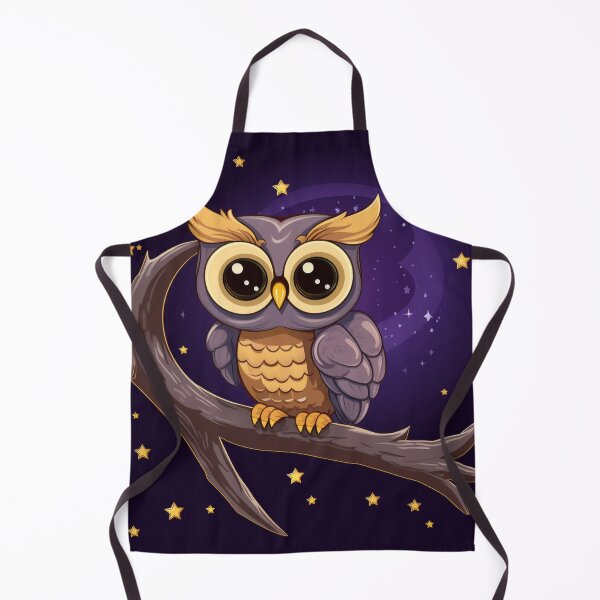 Item preview, Midnight Wisdom: Baby Owl's Starlit Soiree designed and sold by PaintbrushPlace.