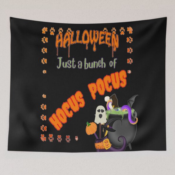 Item preview, Halloween just Hocus Pocus,  Halloween Lettering Spooky Halloween kawaii fun design, Vintage Halloween, Kawaii Carved Pumpkin Vibes,Witches Brew And All Things Halloween designed and sold by Adri Barnard.