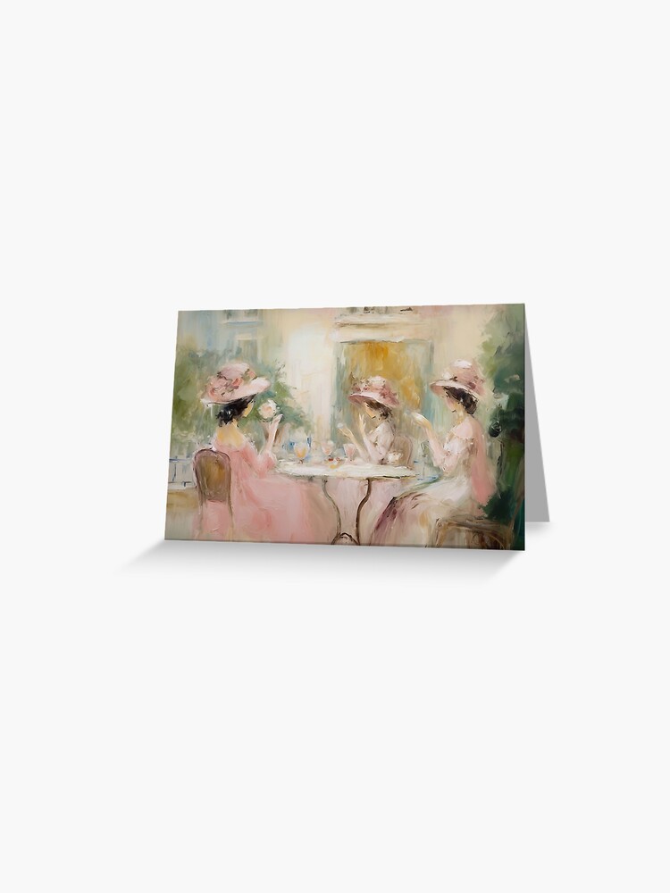 Coquette aesthetic vintage painting of a languid woman | Poster