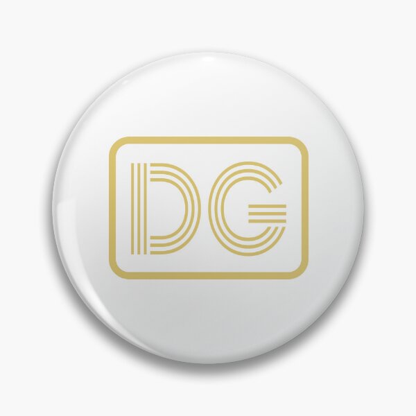 Item preview, DG Initials Gold Geometric Letters designed and sold by Jeallan Designs.