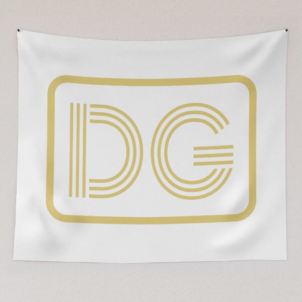 Item preview, DG Initials Gold Geometric Letters designed and sold by Jeallan Designs.