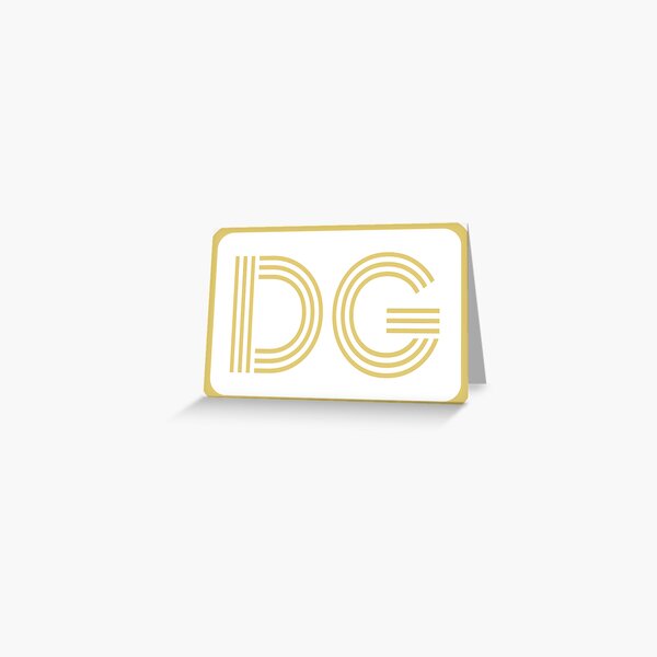Item preview, DG Initials Gold Geometric Letters designed and sold by Jeallan Designs.
