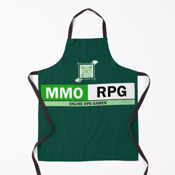 Item preview, MMO RPG - Online RPG Gamer Logo V1 (Green/White) designed and sold by Visual Resolutions.