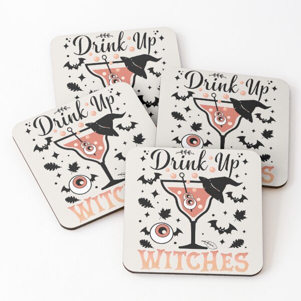 Item preview, Drink Up Witches | Funny Halloween Spooky Orange Cocktail designed and sold by PearlMoonGrapes.