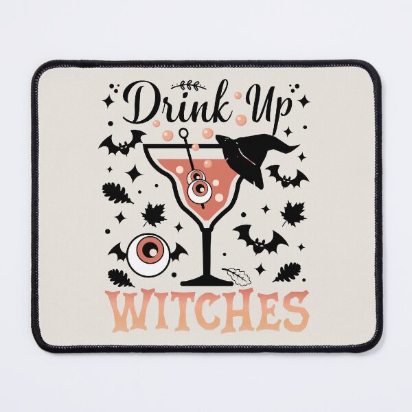 Item preview, Drink Up Witches | Funny Halloween Spooky Orange Cocktail designed and sold by PearlMoonGrapes.