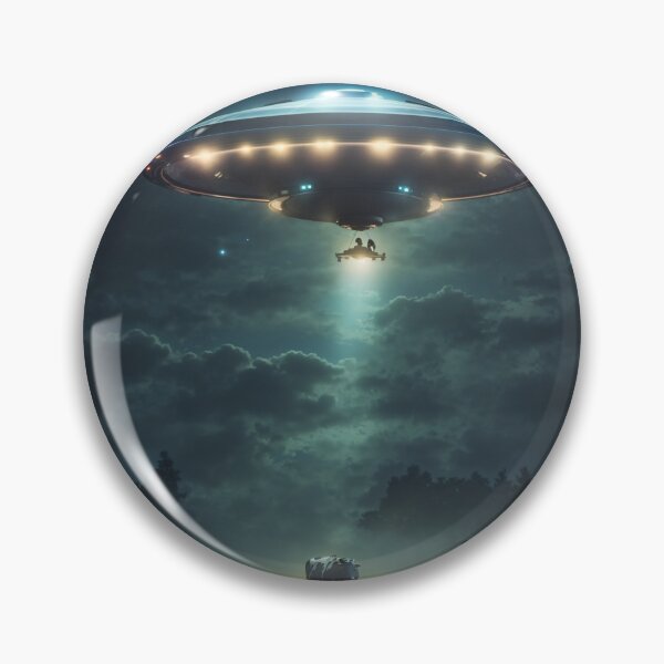 Item preview, UFO Cow Abduction designed and sold by AiStoryTeller.