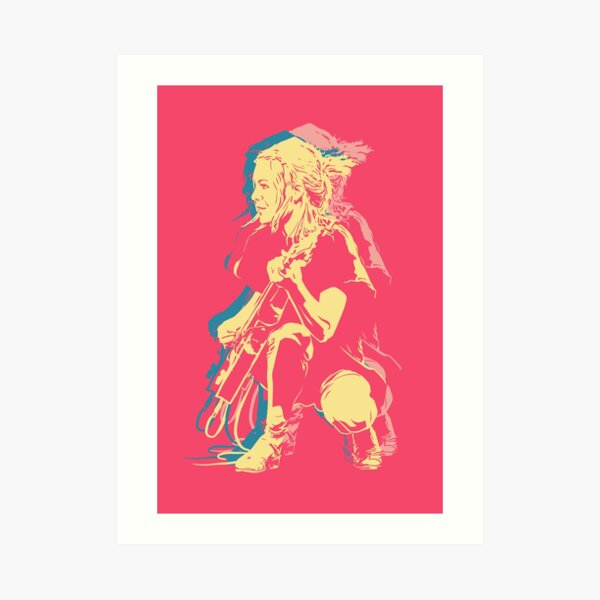 Tina Weymouth (Talking Heads, Tom Tom Club) Art Print