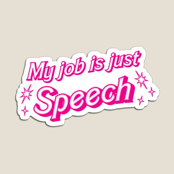 Item preview, My job is just ... speech designed and sold by RotoNation.