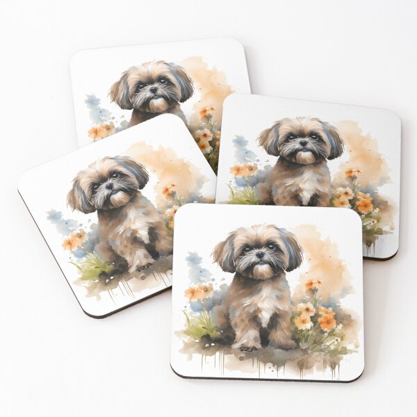 Item preview, Shih Tzu Watercolor designed and sold by Camilo Osorio Pardo.
