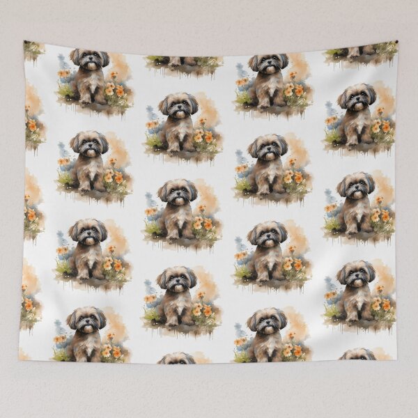 Item preview, Shih Tzu Watercolor designed and sold by Camilo Osorio Pardo.