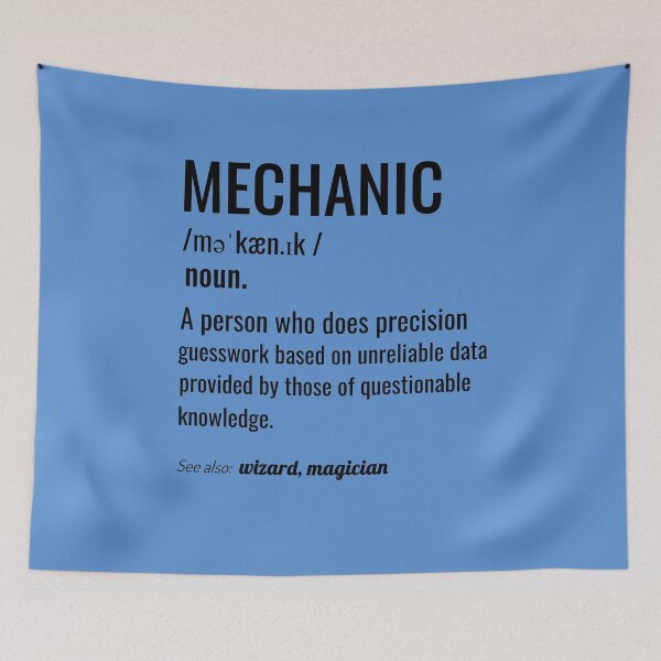 Item preview, Mechanic Definition designed and sold by Maindy.