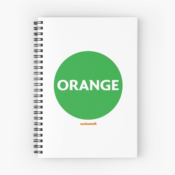 Item preview, 16235-02-ALL – Strange Colours – Orange designed and sold by Uselesstuff.