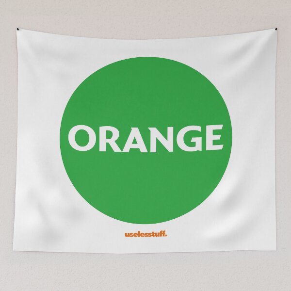 Item preview, 16235-02-ALL – Strange Colours – Orange designed and sold by Uselesstuff.