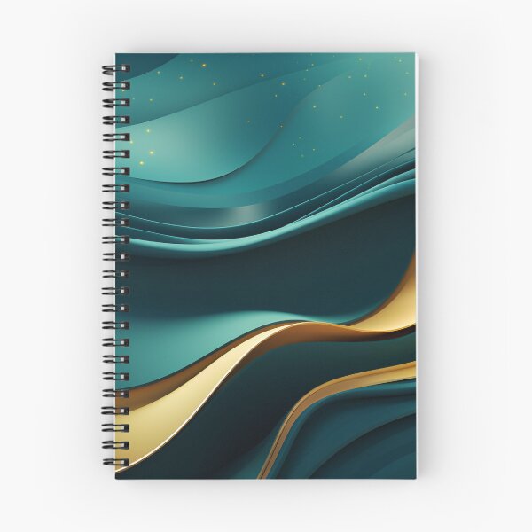 Item preview, Teal & Gold Tapestry: Fluid Waves Meet Radiant Circles designed and sold by PaintbrushPlace.