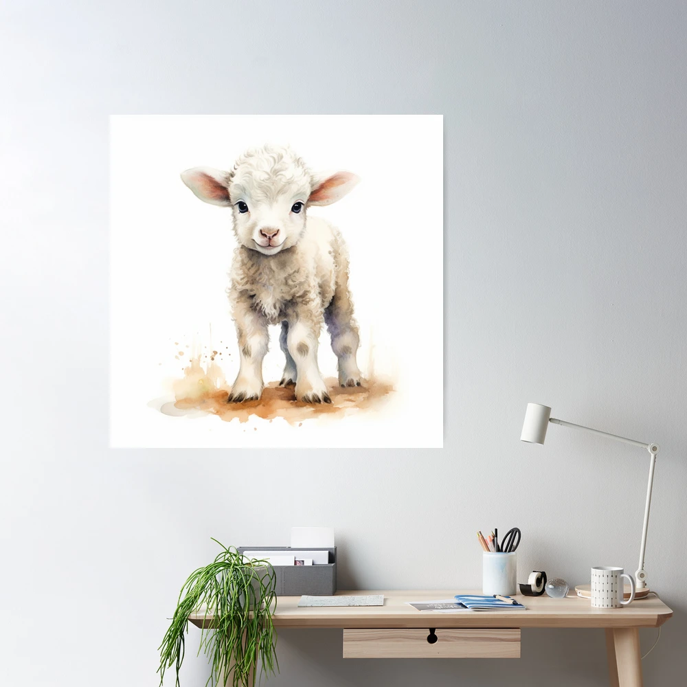 Affiche Petit Mouton pour Enfant, Poster Sweet Dreams - Babywall