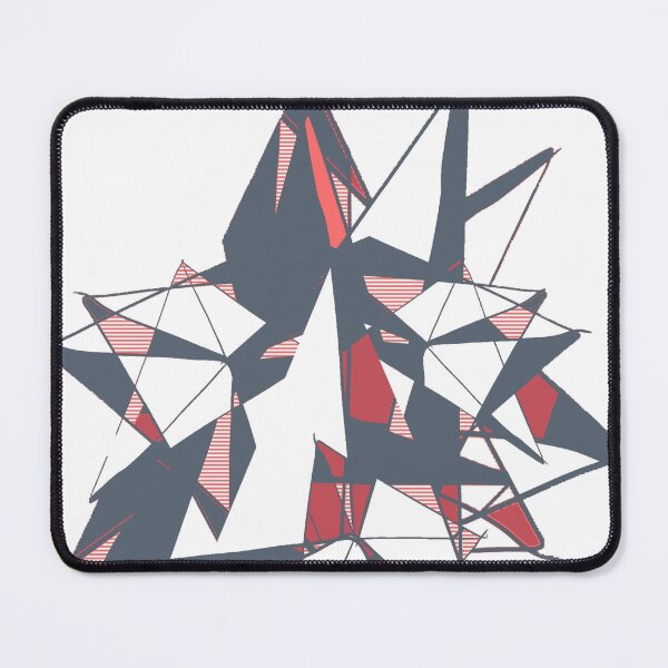 Item preview, Geometric Abstract shapes in Red, Grey, White designed and sold by KevenTees.