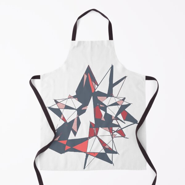 Item preview, Geometric Abstract shapes in Red, Grey, White  designed and sold by KevenTees.