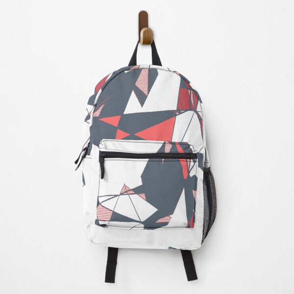 Item preview, Geometric Abstract shapes in Red, Grey, White designed and sold by KevenTees.