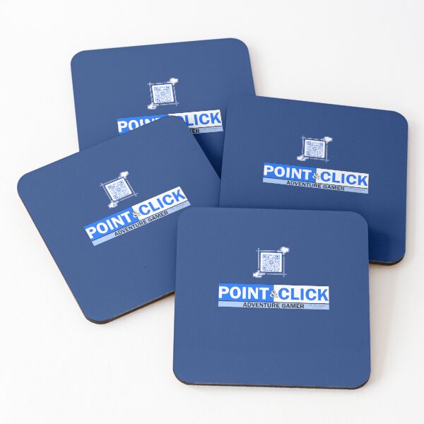Item preview, Point & Click Adventure Gaming Logo V1 (Blue/White) designed and sold by Visual Resolutions.