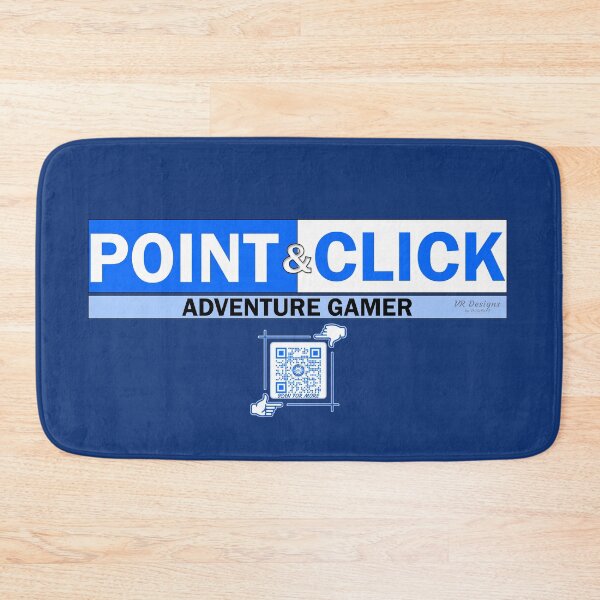 Item preview, Point & Click Adventure Gaming Logo V1 (Blue/White) designed and sold by Visual Resolutions.
