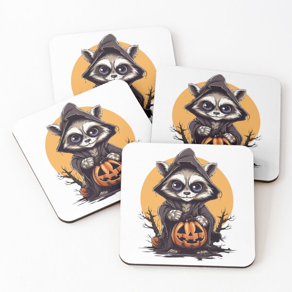 Item preview, Halloween Racoon  designed and sold by PrintMastery.