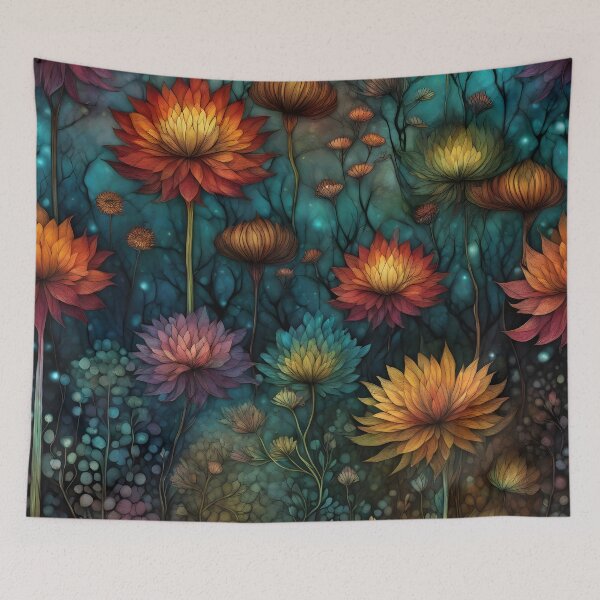 Item preview, Mystical Bohemian Flowers designed and sold by Tau Tia L Douglass.