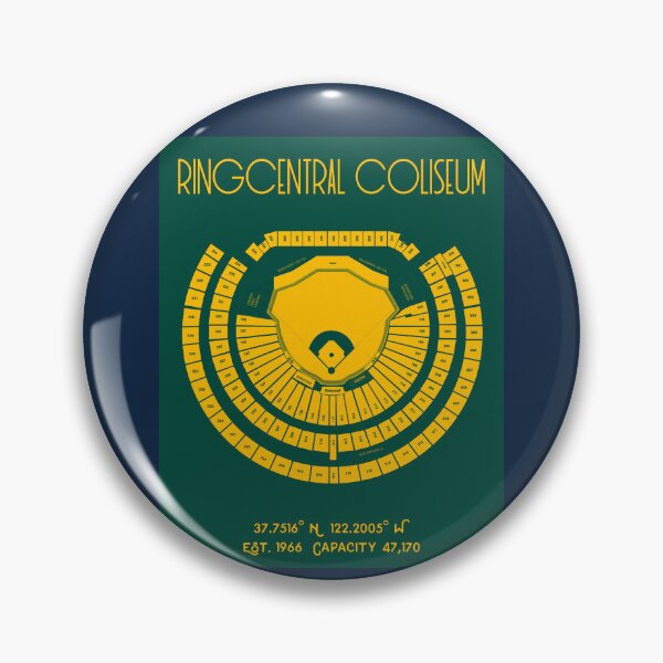 Item preview, Oakland Athletics RingCentral Coliseum Football Stadium Baseball designed and sold by Birch Trail Boutique.
