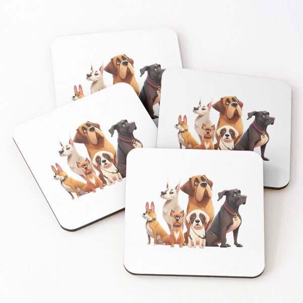 Item preview, A collection of adorable dogs in a group designed and sold by naturemenagerie.